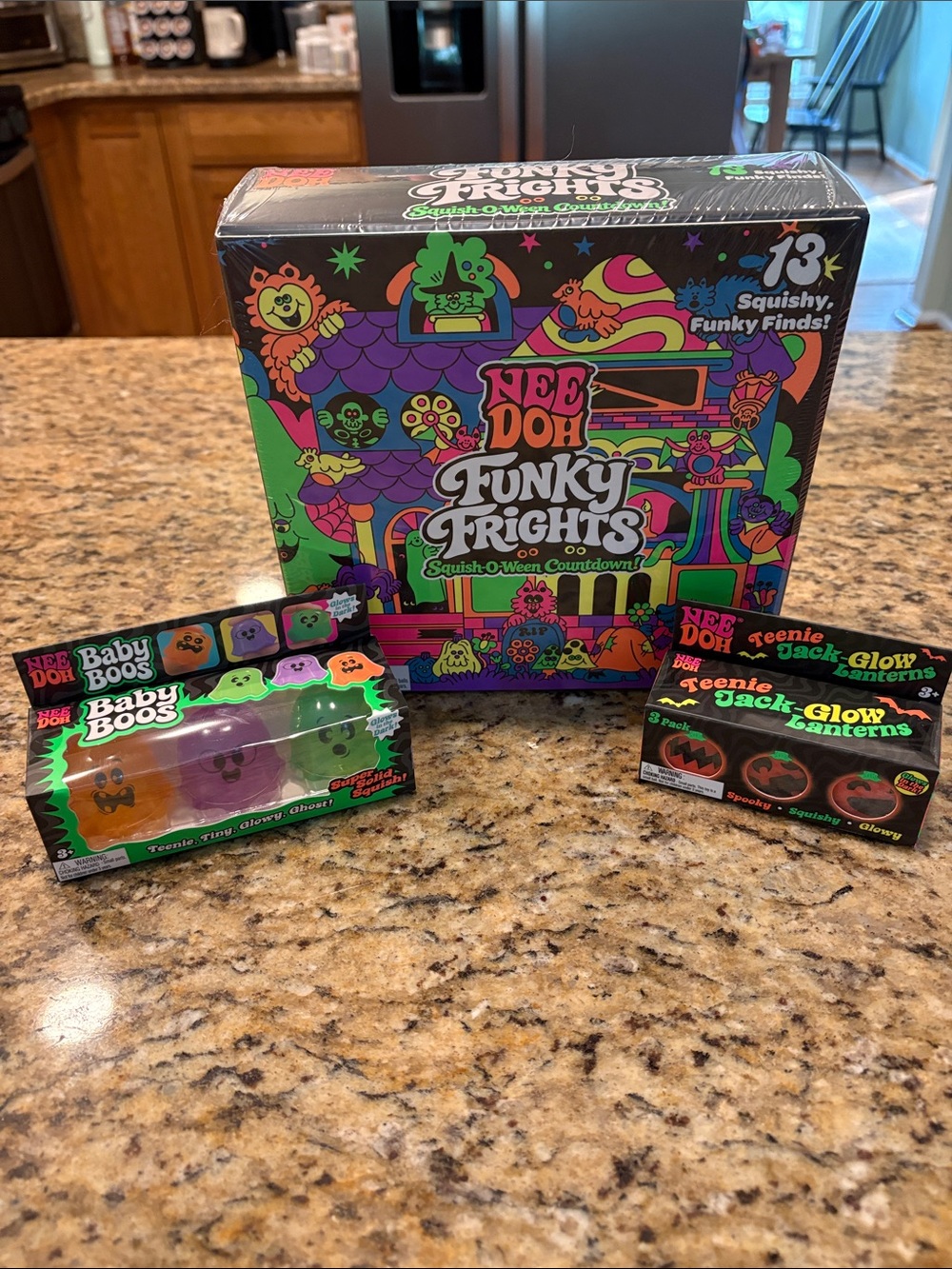 Needoh Halloween bundle Funky Frights, baby boos and teenie jack oh laterns